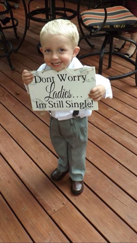 Funny Ring Bearer Sign