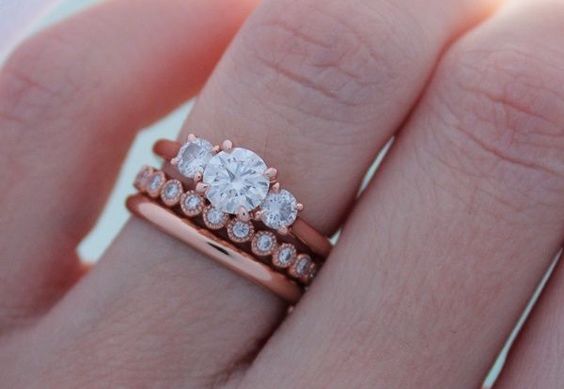 Rose Gold Engagement Wedding Rings Worth Having_001