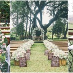 Rustic Outdoor Wedding Ceremony Decorations ideas