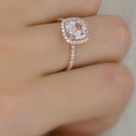 Simple Rose Gold Engagement Rings