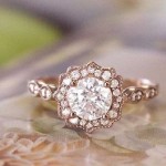 Vintage Rose Gold Engagement Rings