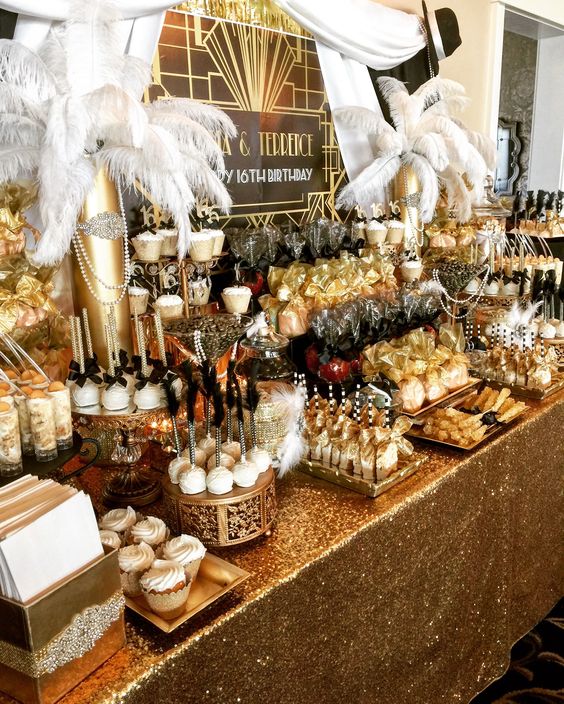 Great Gatsby Candy Buffet