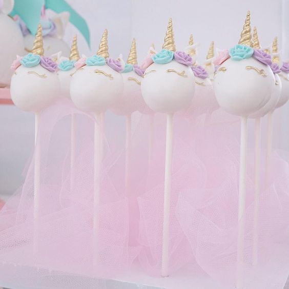 Magical Unicorn Party Cake Pops