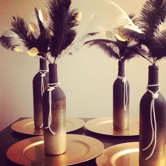 Roaring 20s centerpieces Perfect for a Great Gatsby Party