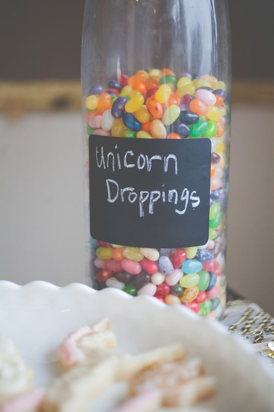 Shabby Chic Unicorn Party Droppings