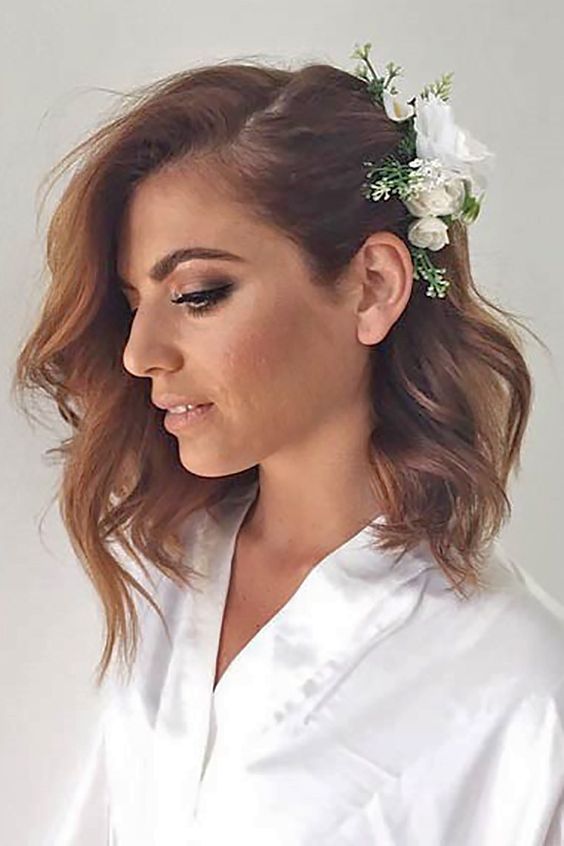 24 Lovely Medium length Hairstyles For 2020 Weddings WeddingInclude Wedding Ideas 24 Lovely Medium length Hairstyles For 2020 Weddings WeddingInclude Wedding Ideas