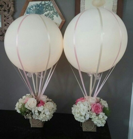 Hot Air Balloon Wedding Centerpiece