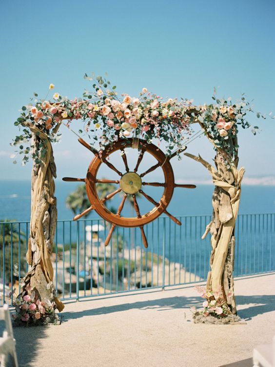 Nautical La Jolla wedding Photo by Ashley Kelemen