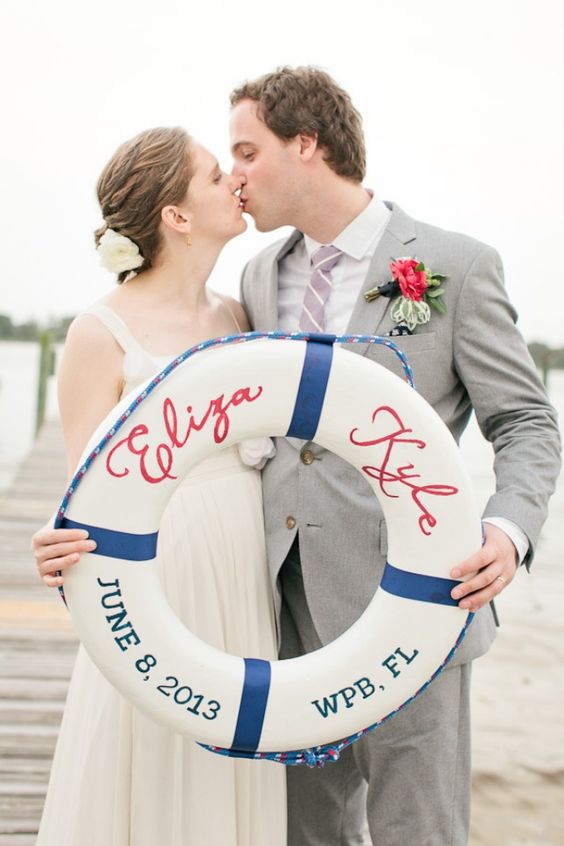 Nautical Themed Wedding Photo Ideas