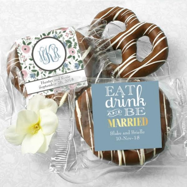 Personalized Chocolate Covered Pretzel
