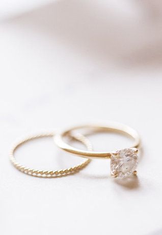 simple thin engagement band