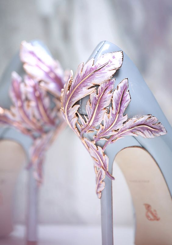 stunning fairy tale wedding shoes