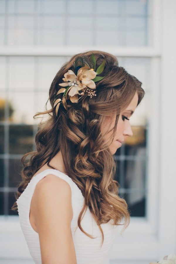 dreamy boho bridal hairstyle to rock