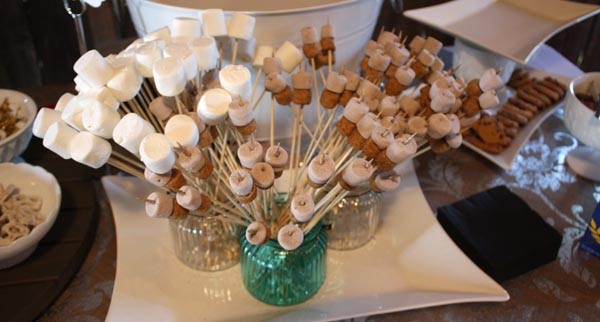 fabulous wedding s'more bar