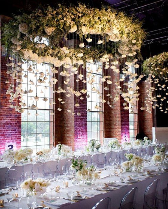 floral hanging decorations for your big day