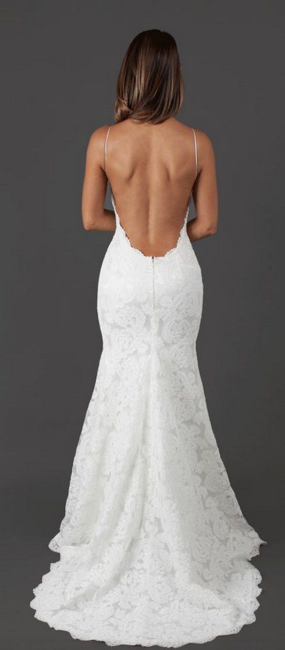 Stunning Open Back Wedding Dresses That Wow 001