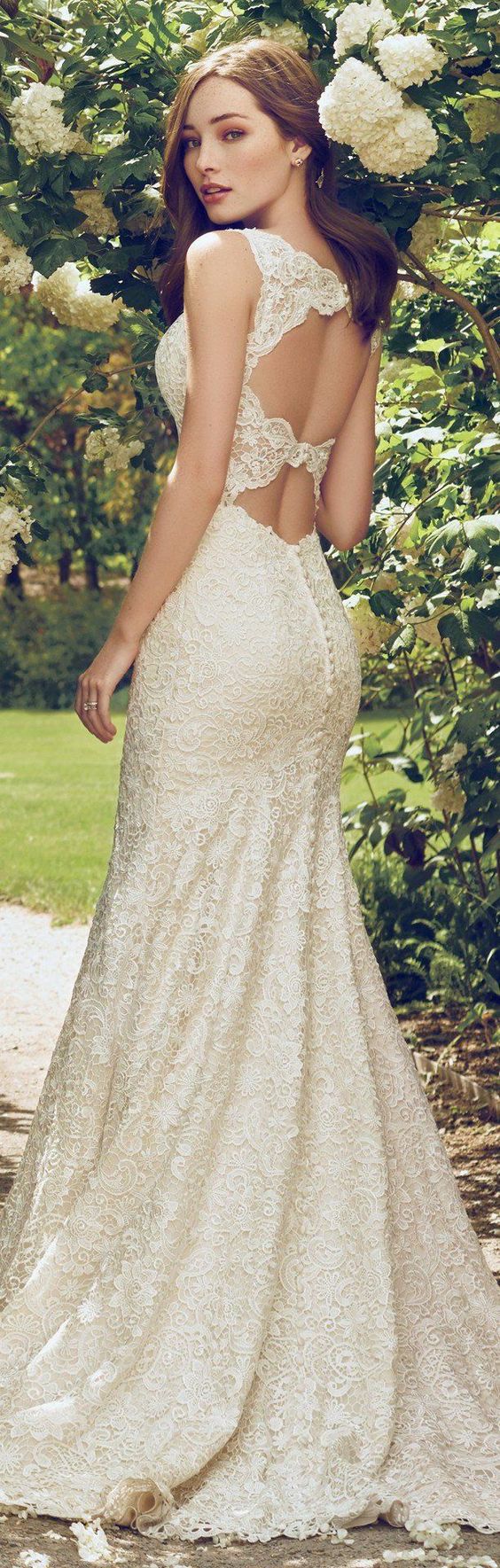 Stunning Open Back Wedding Dresses That Wow 011