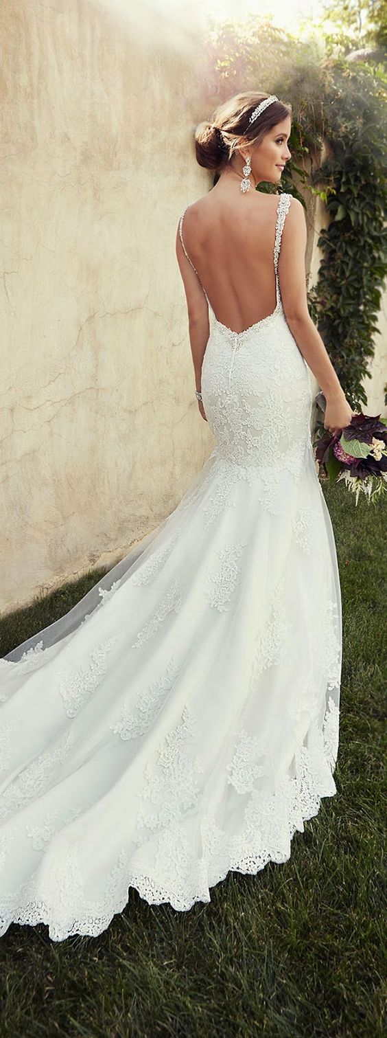 Stunning Open Back Wedding Dresses That Wow 022