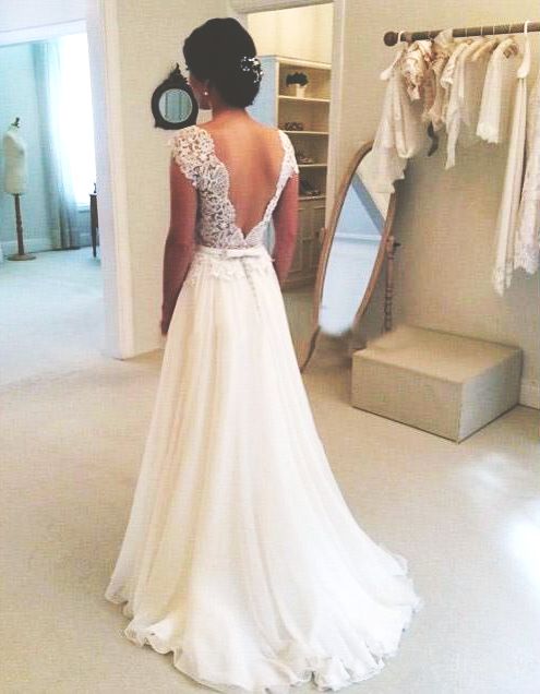 Stunning Open Back Wedding Dresses That Wow 033