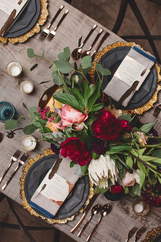 Top 26 Most Shared Wedding Table Setting Ideas on Pinterest