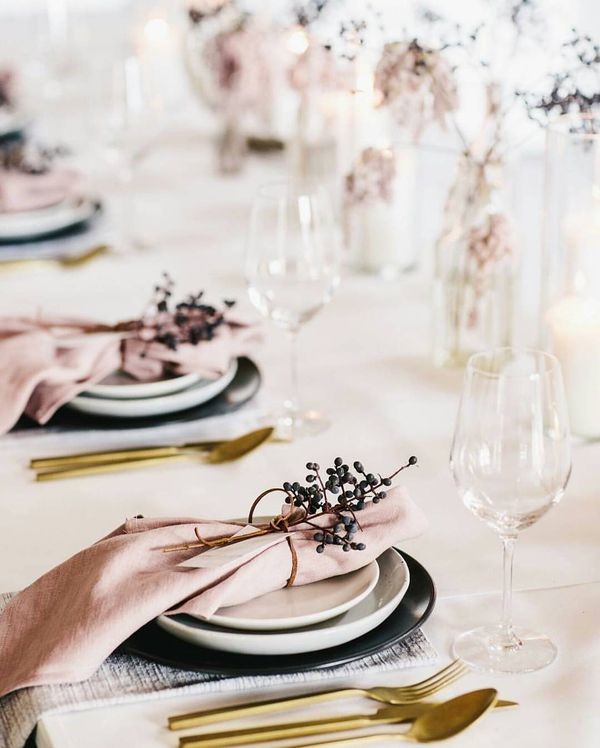 Most Shared Wedding Table Setting Ideas on Pinterest