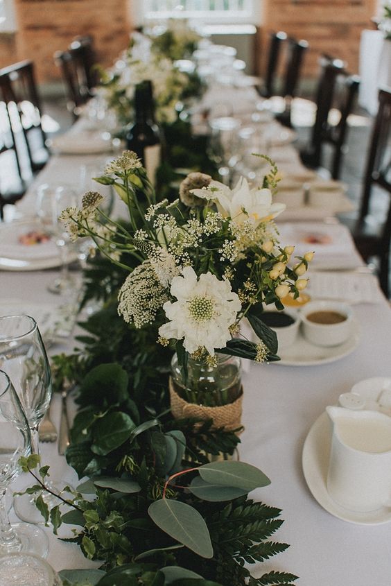 Unique floral wedding garland for spring and summer wedding 016
