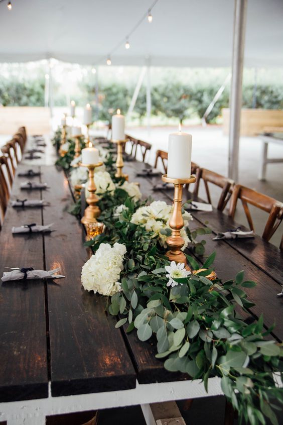 Unique floral wedding garland for spring and summer wedding 017