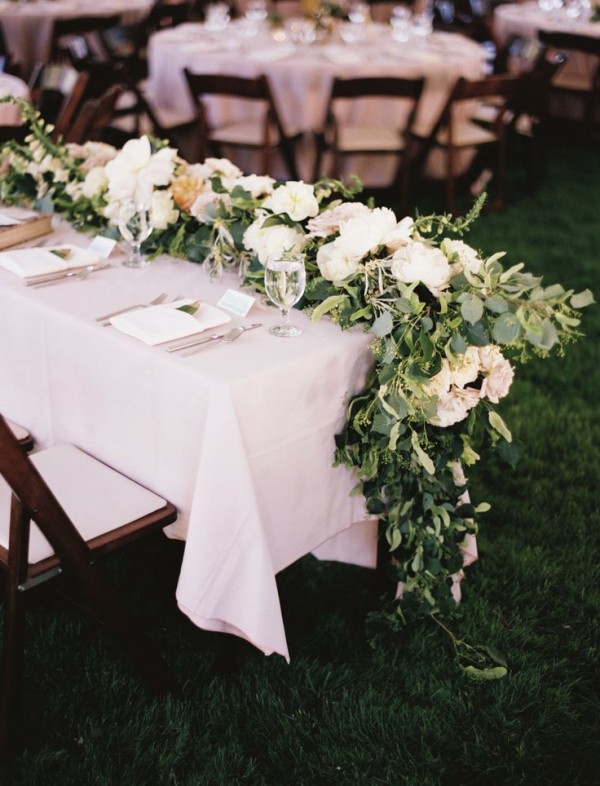 amazing floral and greenery wedding garland