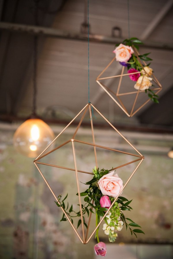 Modern Industrial Geometric Wedding Ideas 030