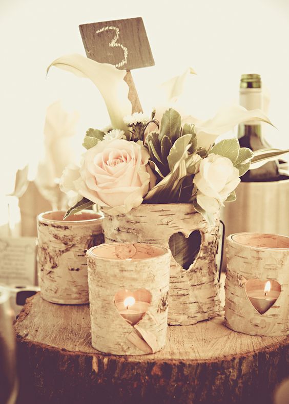 Rock Your Winter Wedding with Birch Centerpieces 005