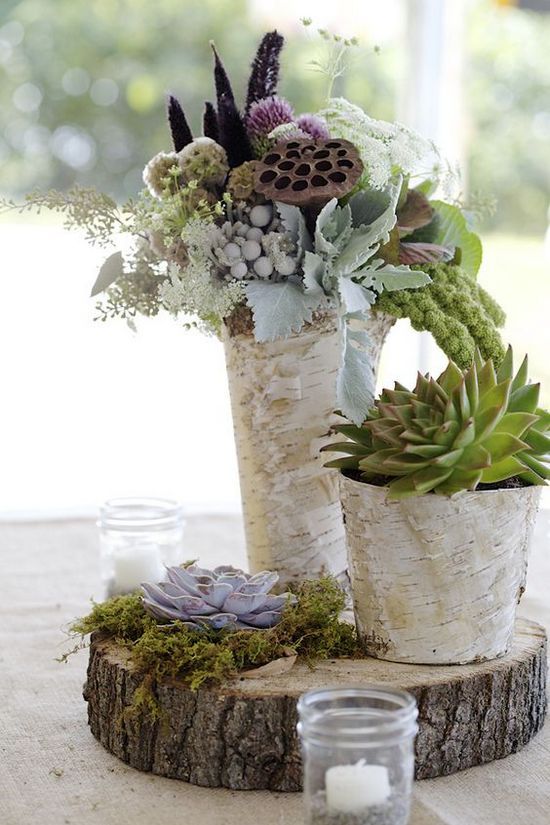 Rock Your Winter Wedding with Birch Centerpieces 015