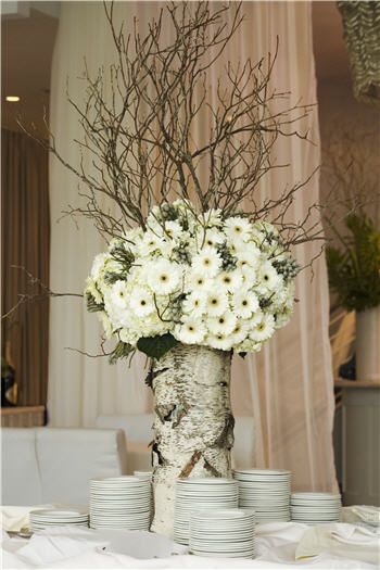 Rock Your Winter Wedding with Birch Centerpieces 016