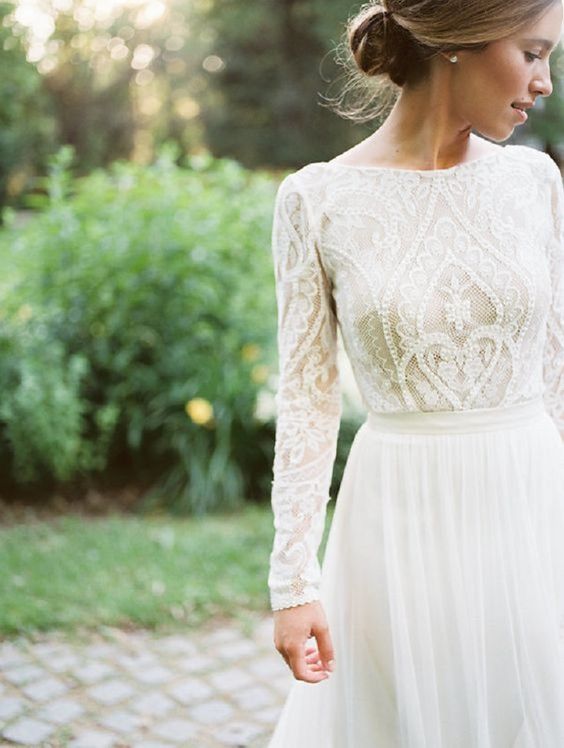 Stylish Long Sleeve Wedding Dresses to Rock! 004