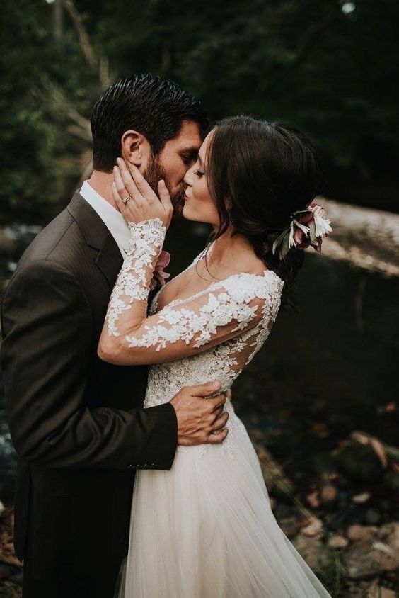 Stylish Long Sleeve Wedding Dresses to Rock! 005