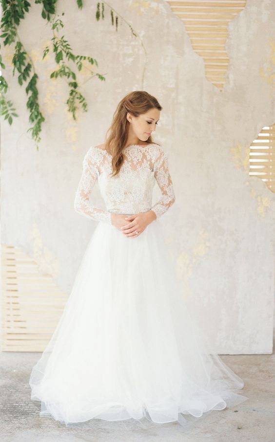 Stylish Long Sleeve Wedding Dresses to Rock! 022