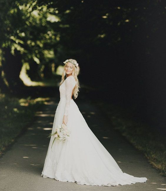 Stylish Long Sleeve Wedding Dresses to Rock! 025