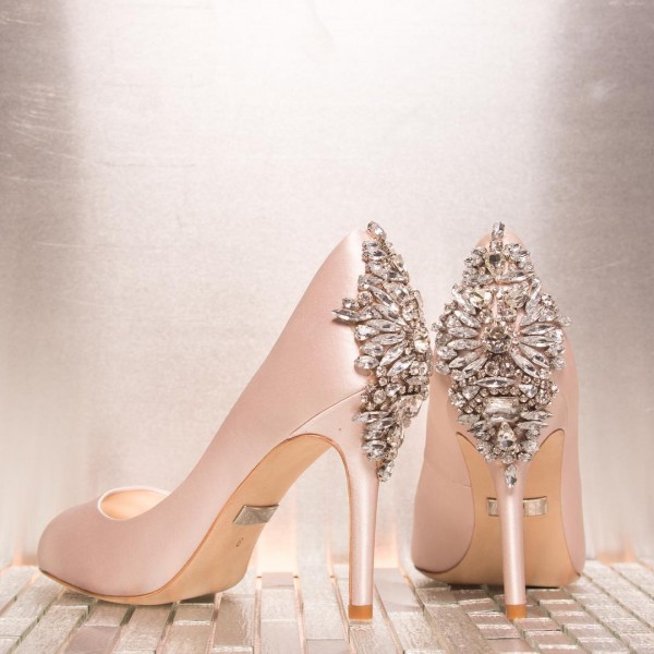 Stylish and Charming Nude Wedding Shoes to Love 004