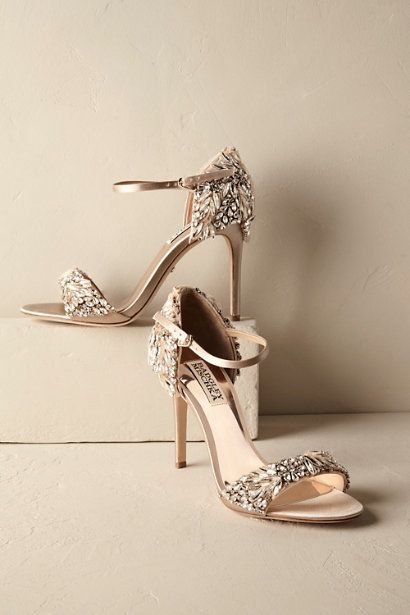 Stylish and Charming Nude Wedding Shoes to Love 014