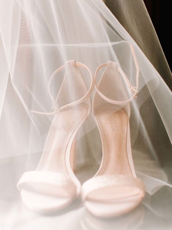 Stylish and Charming Nude Wedding Shoes to Love 015