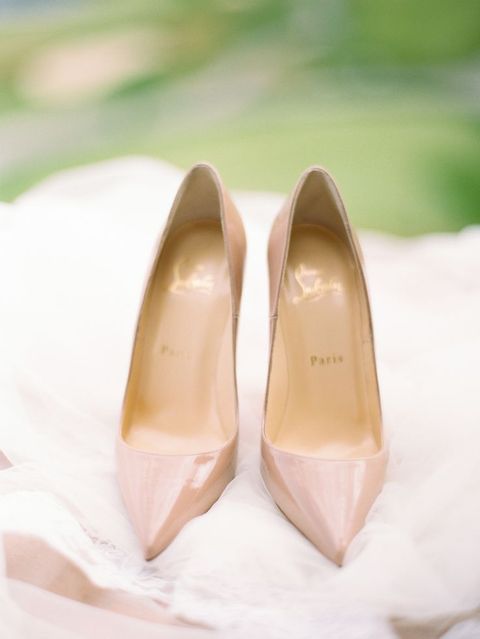 Stylish and Charming Nude Wedding Shoes to Love 021