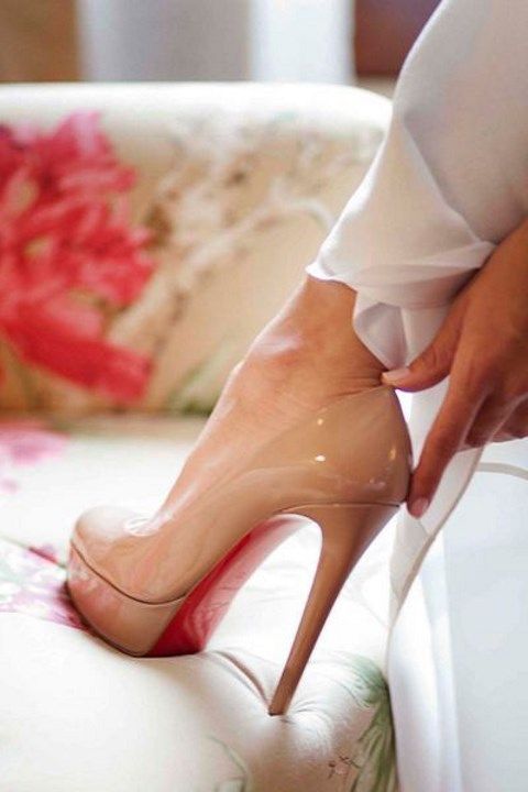 Stylish and Charming Nude Wedding Shoes to Love 023