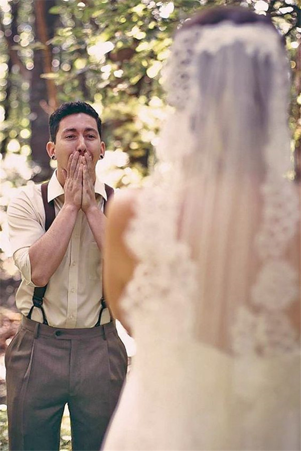 20 Heart-melting and Sweet Wedding First Look Photos   20 Heart-melting and Sweet Wedding First Look Photos