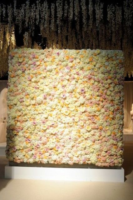 22 Trending Flower Wall Backdrops for Your Wedding Day 22 Trending Flower Wall Backdrops for Your Wedding Day