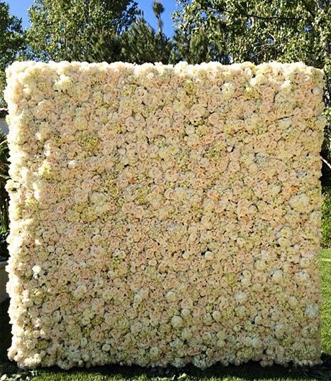 22 Trending Flower Wall Backdrops for Your Wedding Day