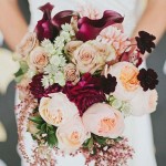 16 Elegant Burgundy and Blush Wedding Bouquet Ideas_005