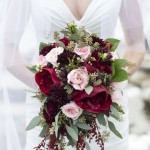 16 Elegant Burgundy and Blush Wedding Bouquet Ideas_015