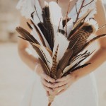 18 Unique Rustic Feather Wedding Bouquets_016