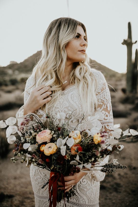 21 Oh So Amazing Bell Sleeve Wedding Dresses Courtesy of Grace Loves Lace wedding dressesĀ