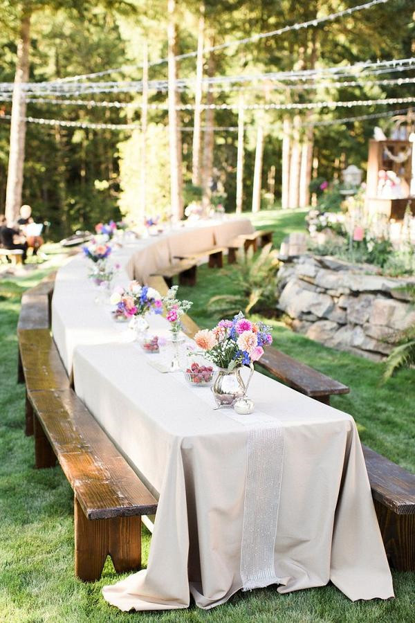 Rustic Backyard Wedding Decorations