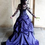18 Non-traditional Black Gothic Wedding Dresses to Love-013